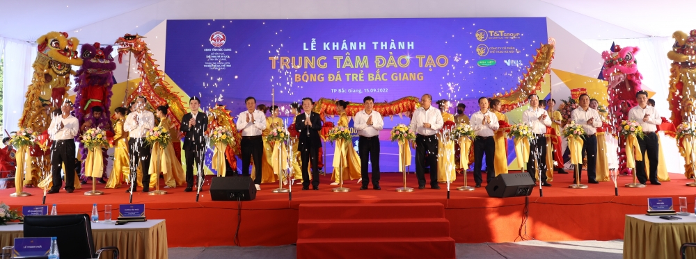 HANOI FC khánh thành trung tâm đào tạo bóng đá trẻ tại Bắc Giang