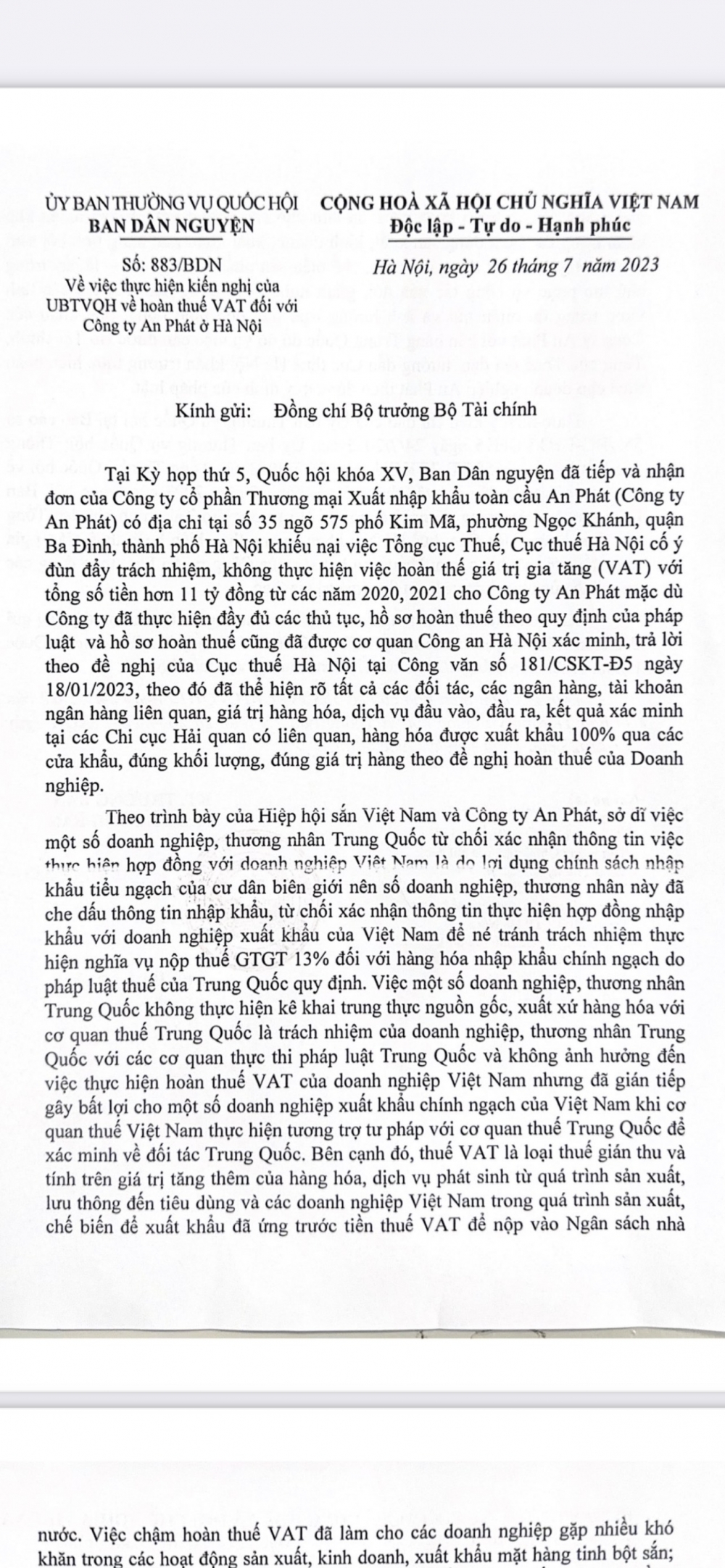 Hoàn thuế VAT cho doanh nghiệp: Bài 1:  Dòng vốn kiệt quệ, doanh nghiệp mỏi mòn chờ hoàn thuế VAT