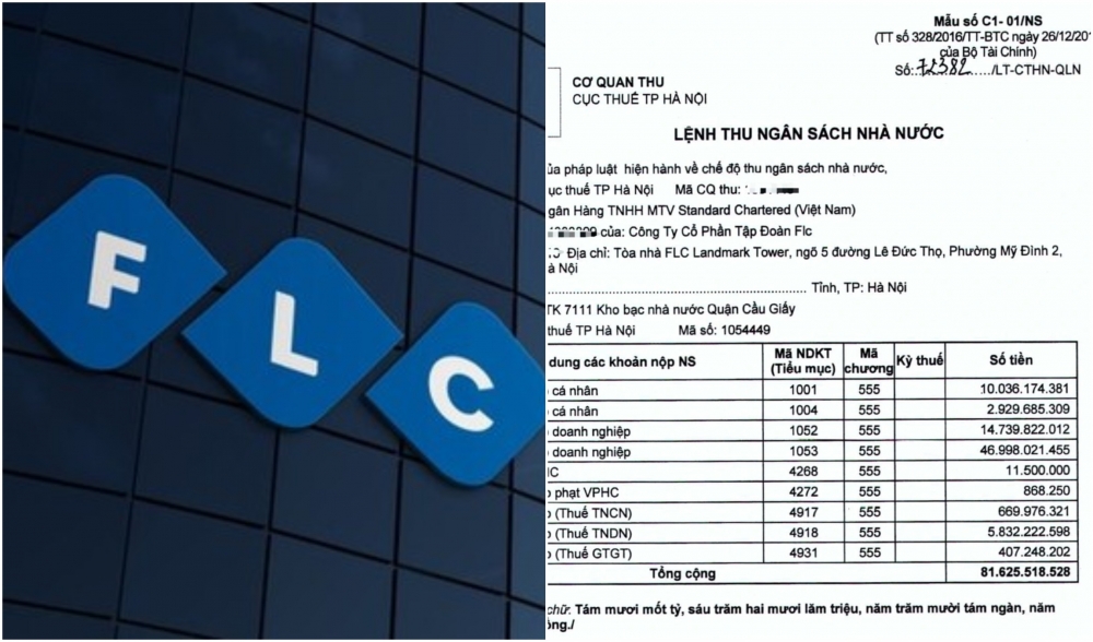 Quyết định cưỡng chế nợ thuế với Tập đoàn FLC