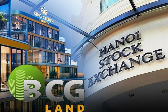 Sau khi lên sàn, cổ phiếu của BCG Land đã có 5 phiên giảm liên tiếp