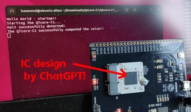 Thành công sản xuất chip do ChatGPT thiết kế, chứng minh được tiềm năng khổng lồ của AI
